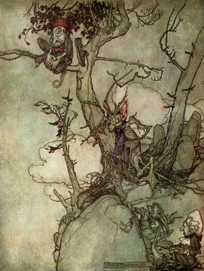 华盛顿欧文的简短 作者 Arthur Rackham